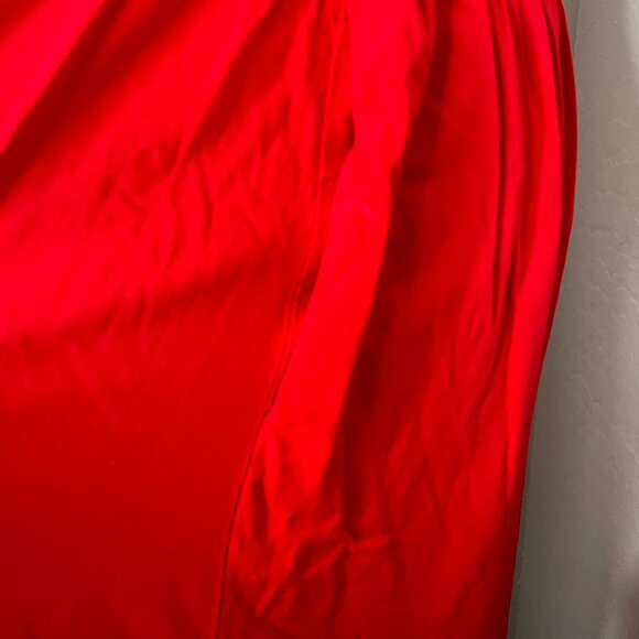 Ava & Viv Tiered Red Midi Tank Dress 2X - Picture 7 of 8